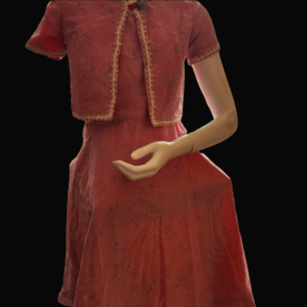 Handmade 2-piece dress girls 9/10